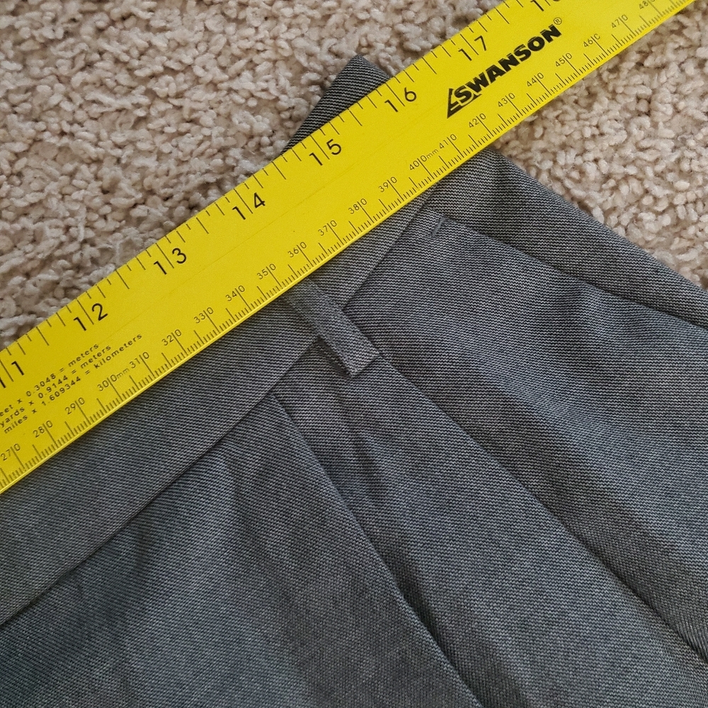 Express Gray Wide Leg Trouser Work Pant Slacks Women's Size 10 - Picture 6 of 12